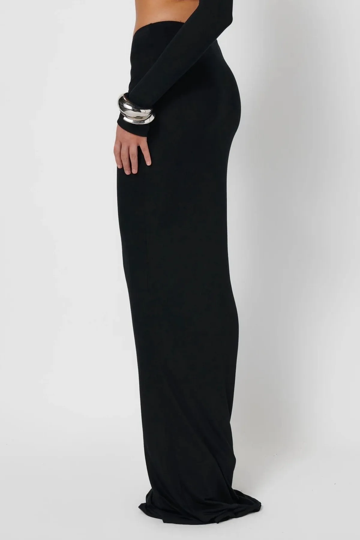 Serena Maxi Skirt - Black