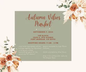 Simply Stated Markets: Autumn Vibes Market 9/7/2024