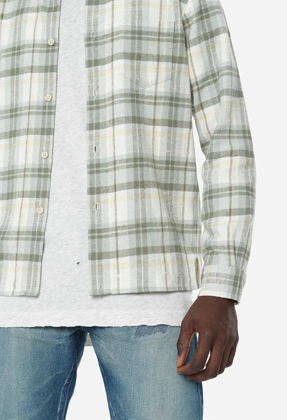 Sly Straight Hem / Lone Pine Check