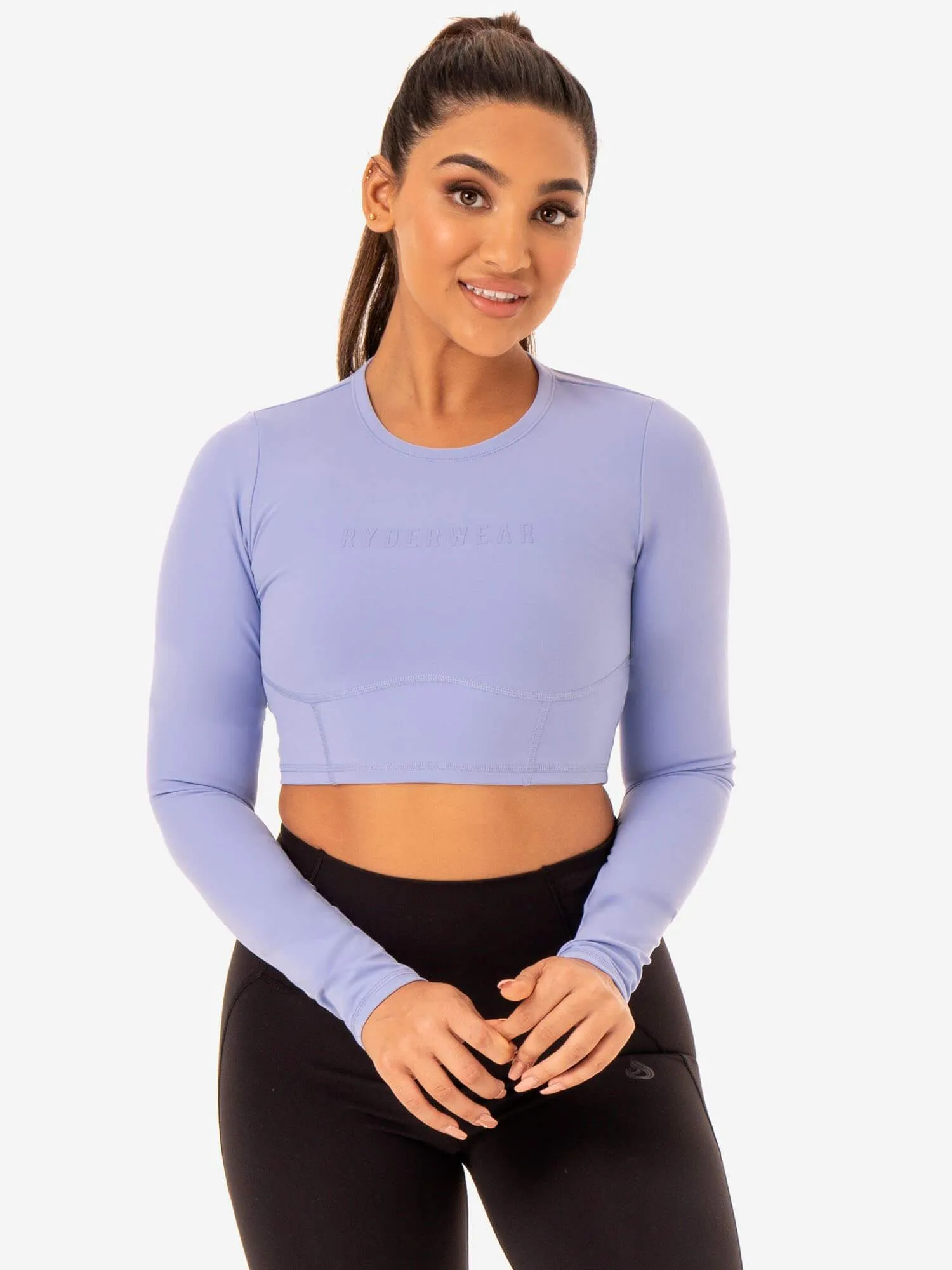 Sola Long Sleeve Top - Purple