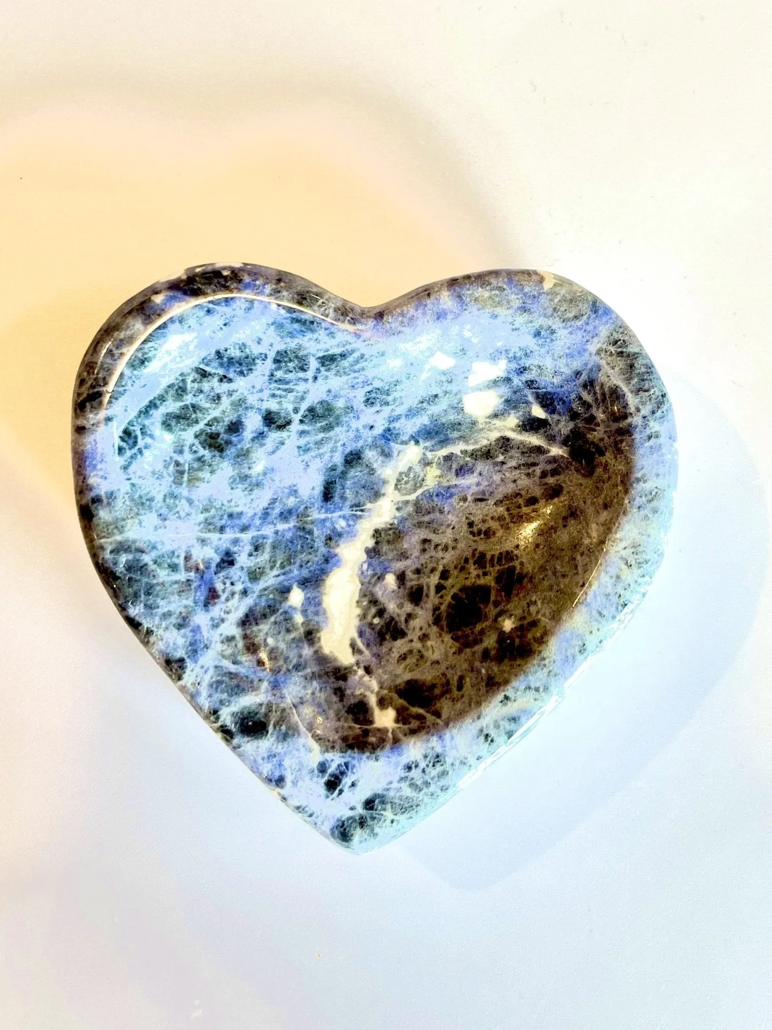 Speckled Heart Sodalite Dish