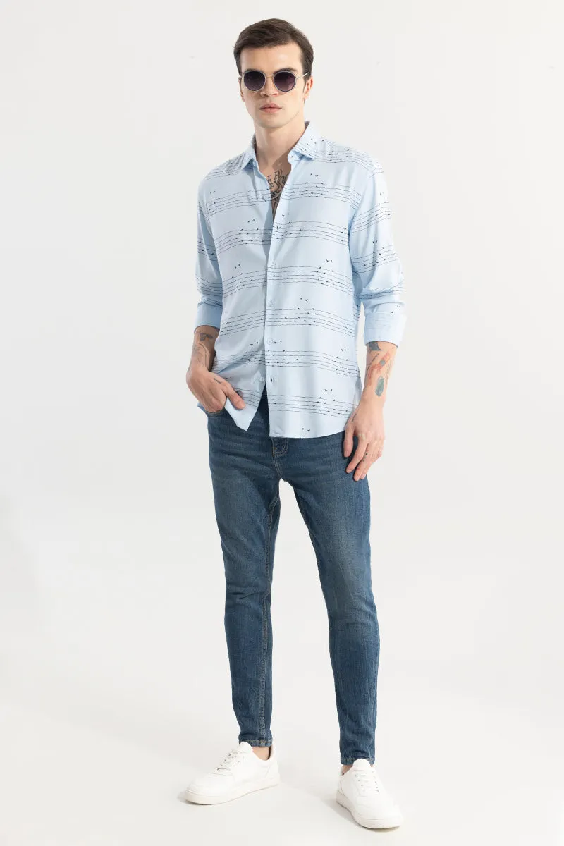 String Sparrow Blue Shirt