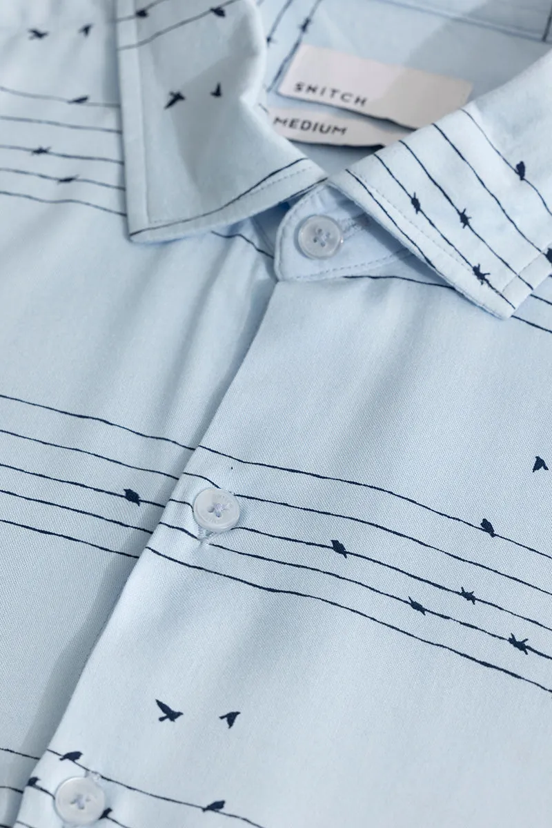 String Sparrow Blue Shirt