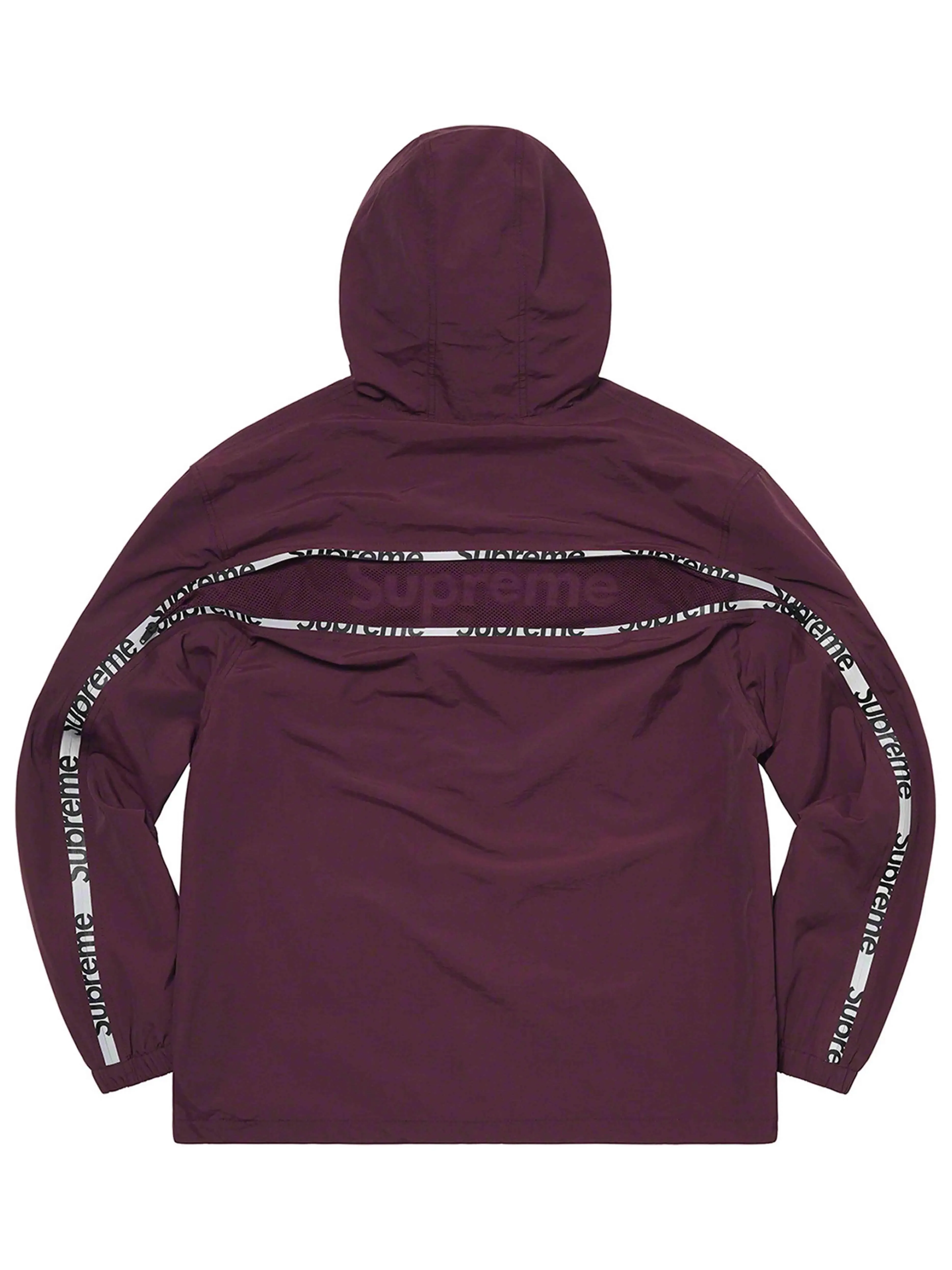 Supreme Reflective Zip Hooded Jacket Purple [SS21]