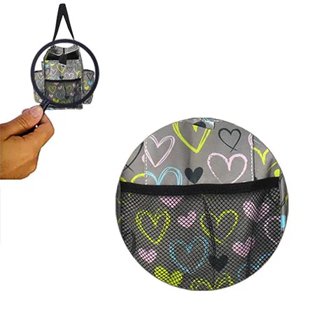 Sweet Hearts NGIL Zippered Caddy Organizer Tote Bag