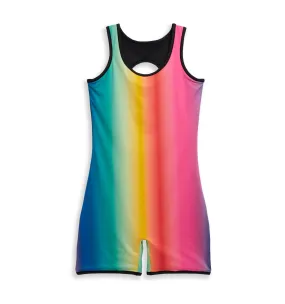 Swim 6" Reversible Unisuit - Melting Rainbow