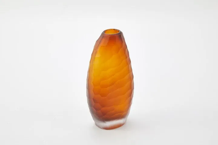 The Foundry House Calypso Autumn Vase Glass