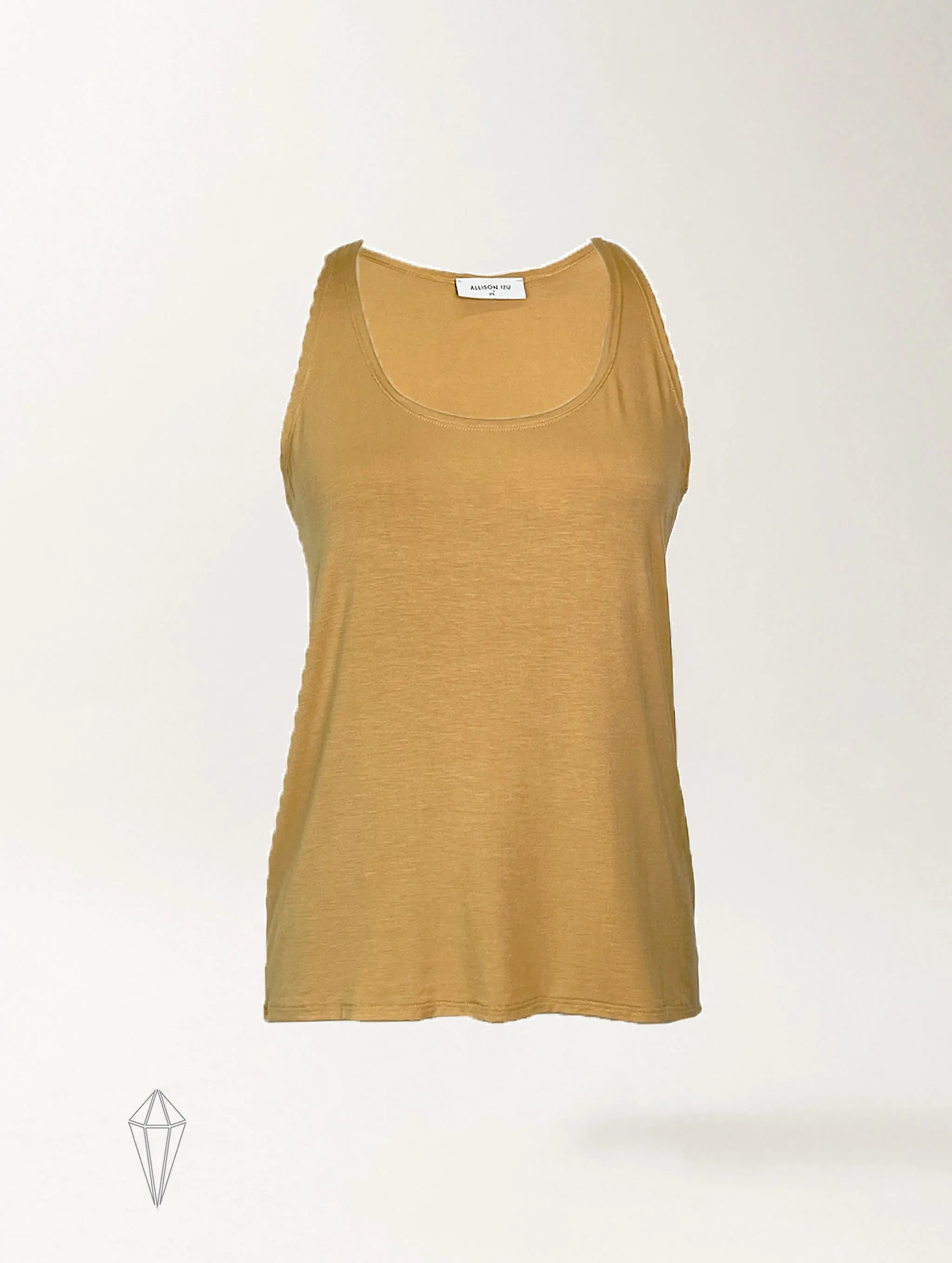 Tori Tank - Goldenrod Rayon Jersey