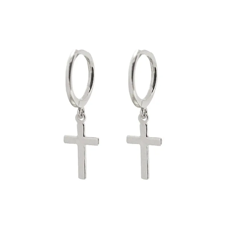 Trend Piercing Cross Earrings For Women