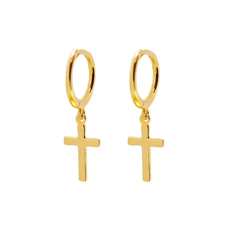 Trend Piercing Cross Earrings For Women