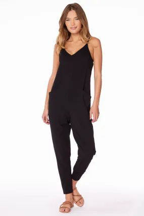 V-NECK JUMPSUIT