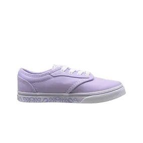 Vans Atwood Low  Lace-Up Purple Canvas Kids Plimsolls SEGAUY