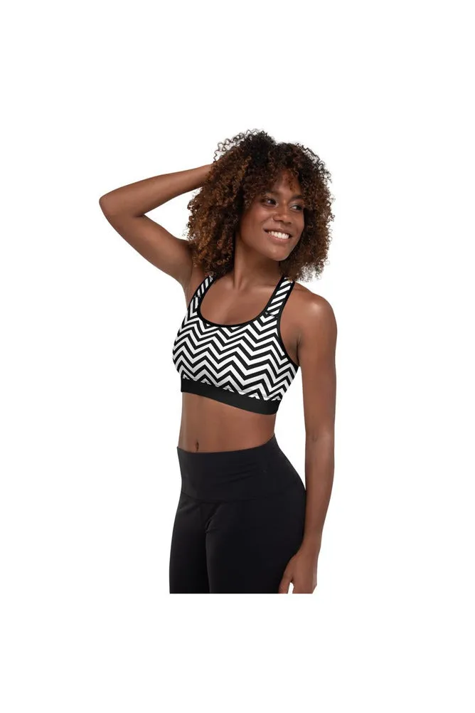 Wavy Padded Sports Bra