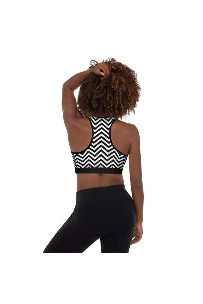 Wavy Padded Sports Bra