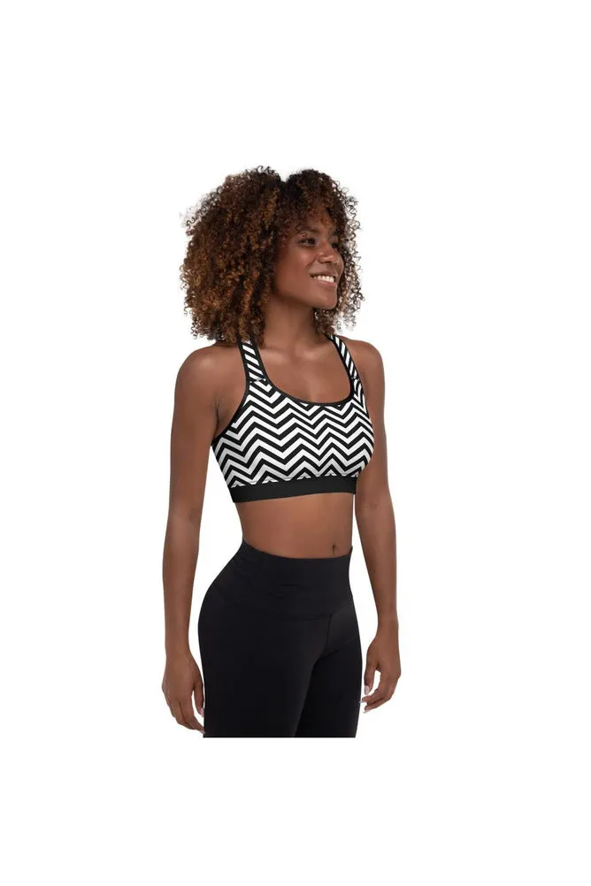 Wavy Padded Sports Bra