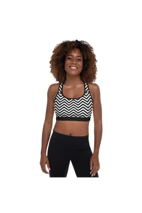 Wavy Padded Sports Bra