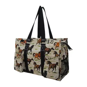 Wild Horse NGIL Zippered Caddy Organizer Tote Bag