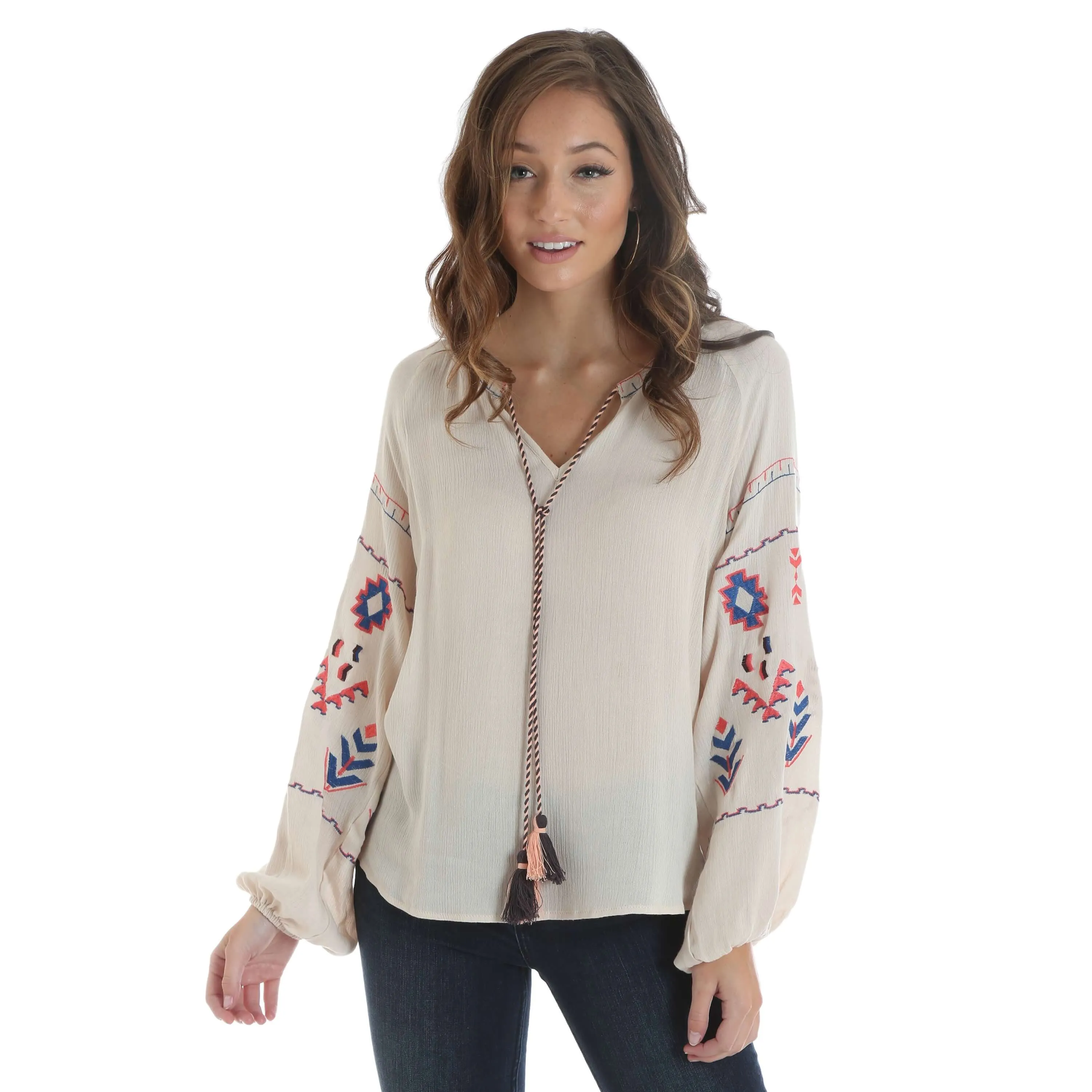 Women's Wrangler Peasant Top